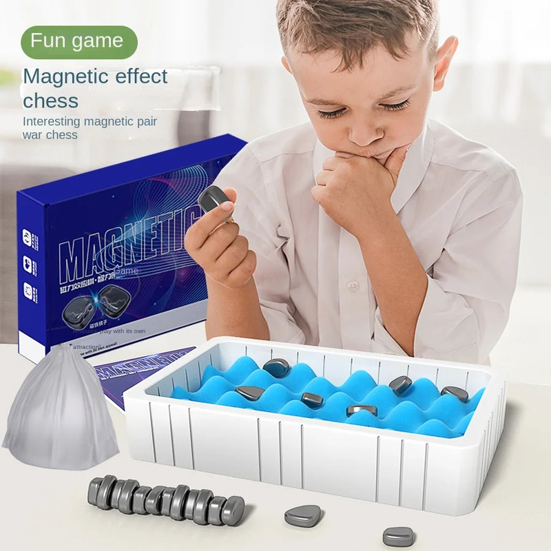 Foto 3 pulgar | Venta Internacional - Juego De Ajedrez Magnético Para Niños Con 2 Tablas