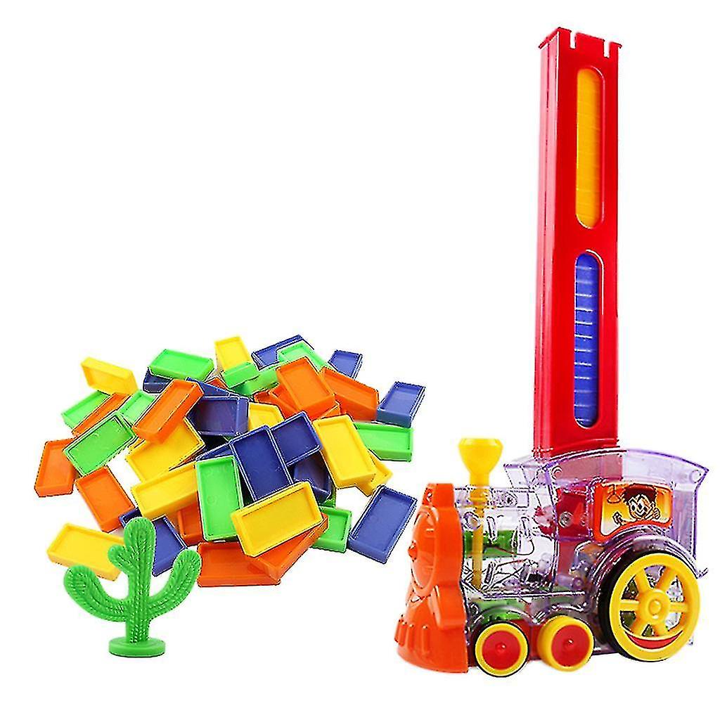 Foto 3 pulgar | Venta Internacional - Dominós Automáticos Train Toy Kids Con Luces Y Música
