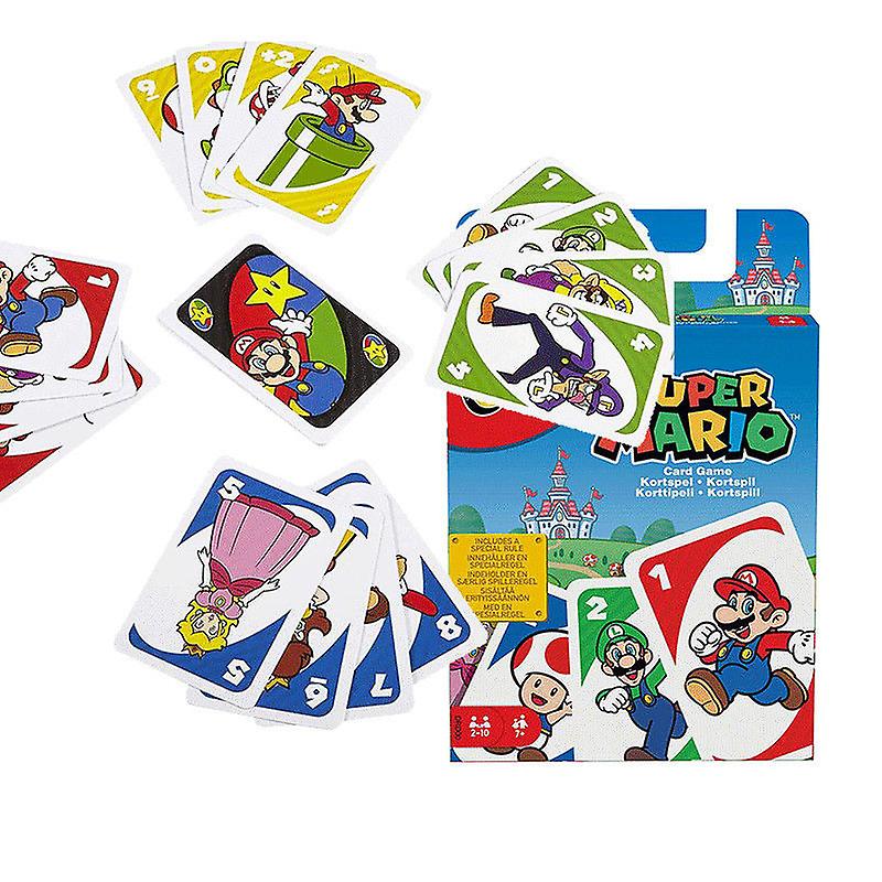 Foto 2 pulgar | Venta Internacional - Juego De Mesa Uno Super Mario Youno De Ajedrez Y Cartas