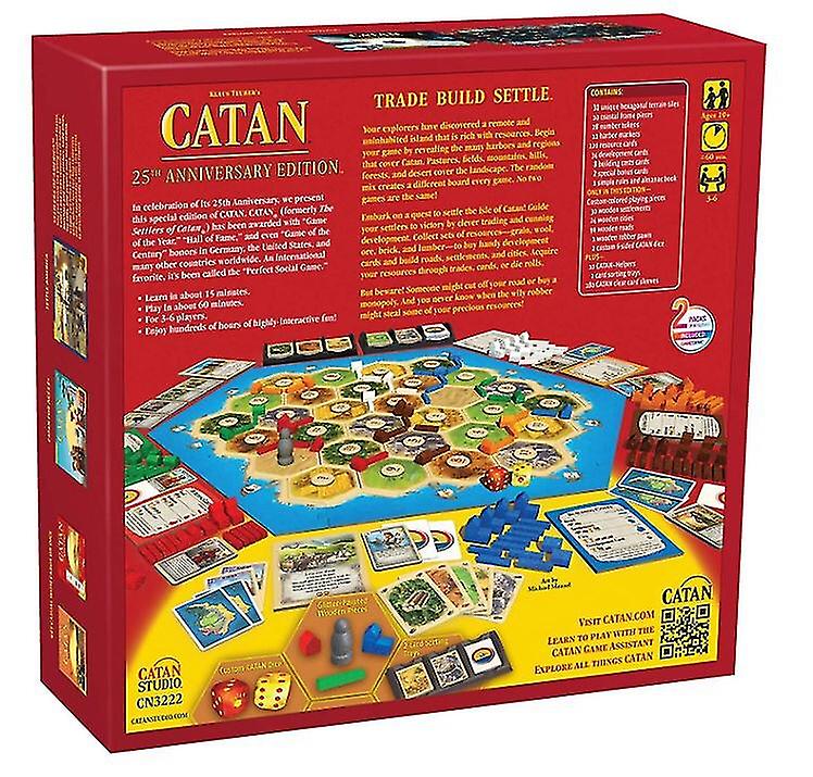 Foto 3 pulgar | Venta Internacional - Juego De Mesa Catan Edición 25 Aniversario