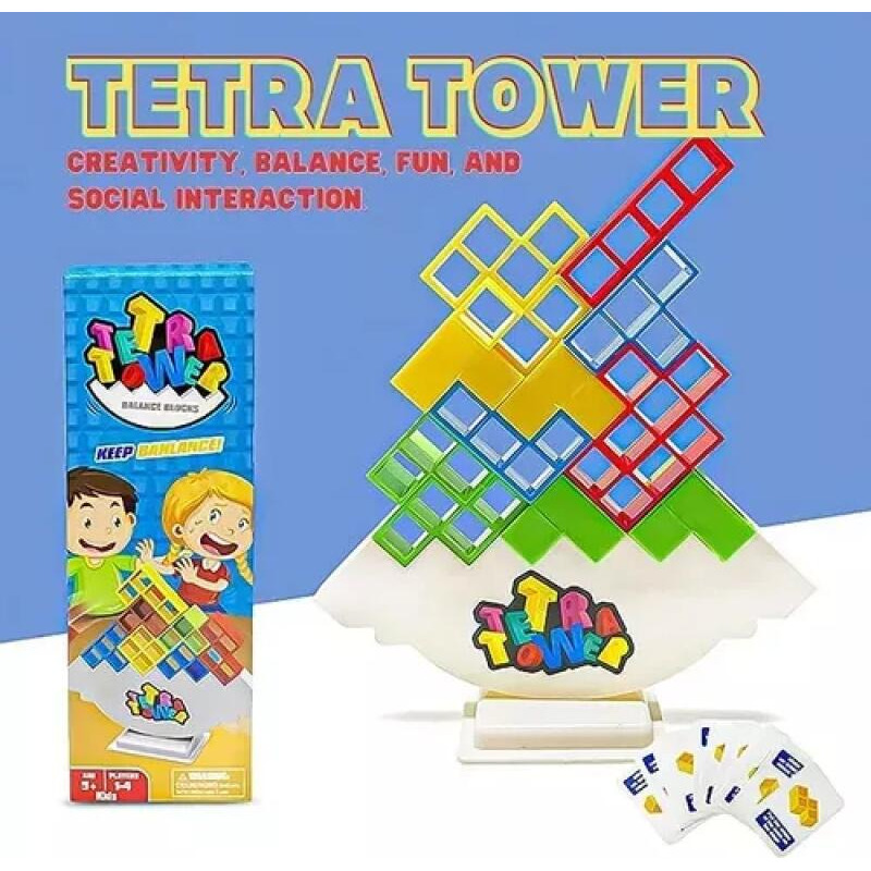 Foto 5 pulgar | Venta Internacional - Juego Educativo Tower Tetris Tower, 48 Piezas