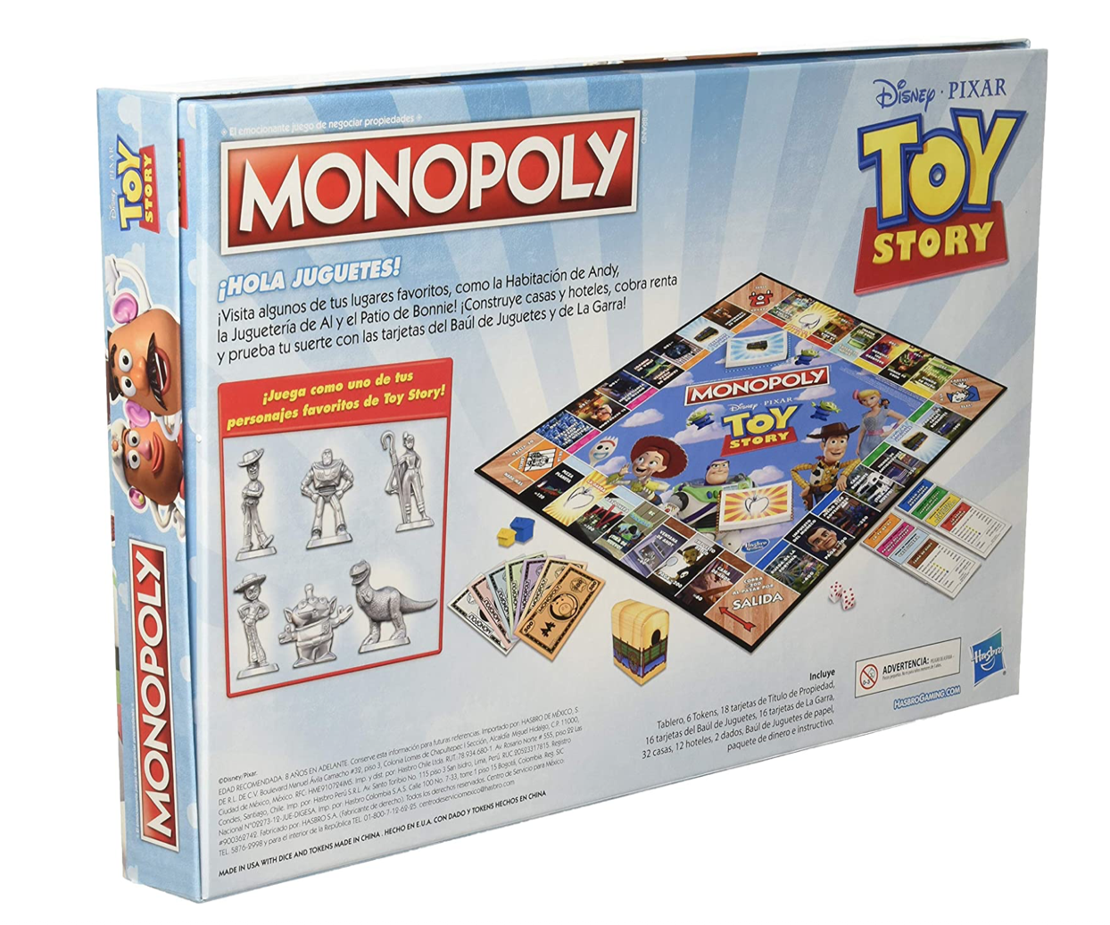 Foto 4 pulgar | Juego De Mesa Monopoly Disney Pixar Toy Story