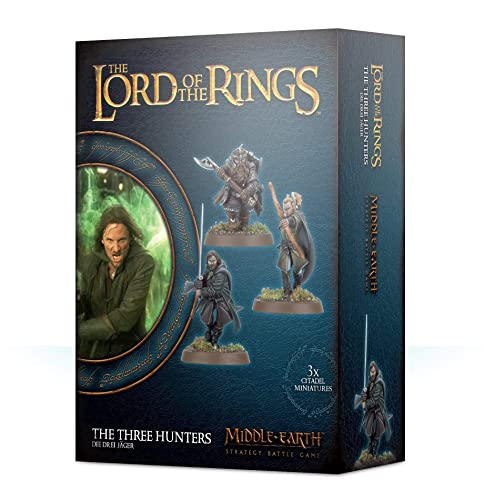 Foto 2 pulgar | Taller De Juegos De Miniaturas Los Tres Cazadores: Aragorn, Legola - Venta Internacional.