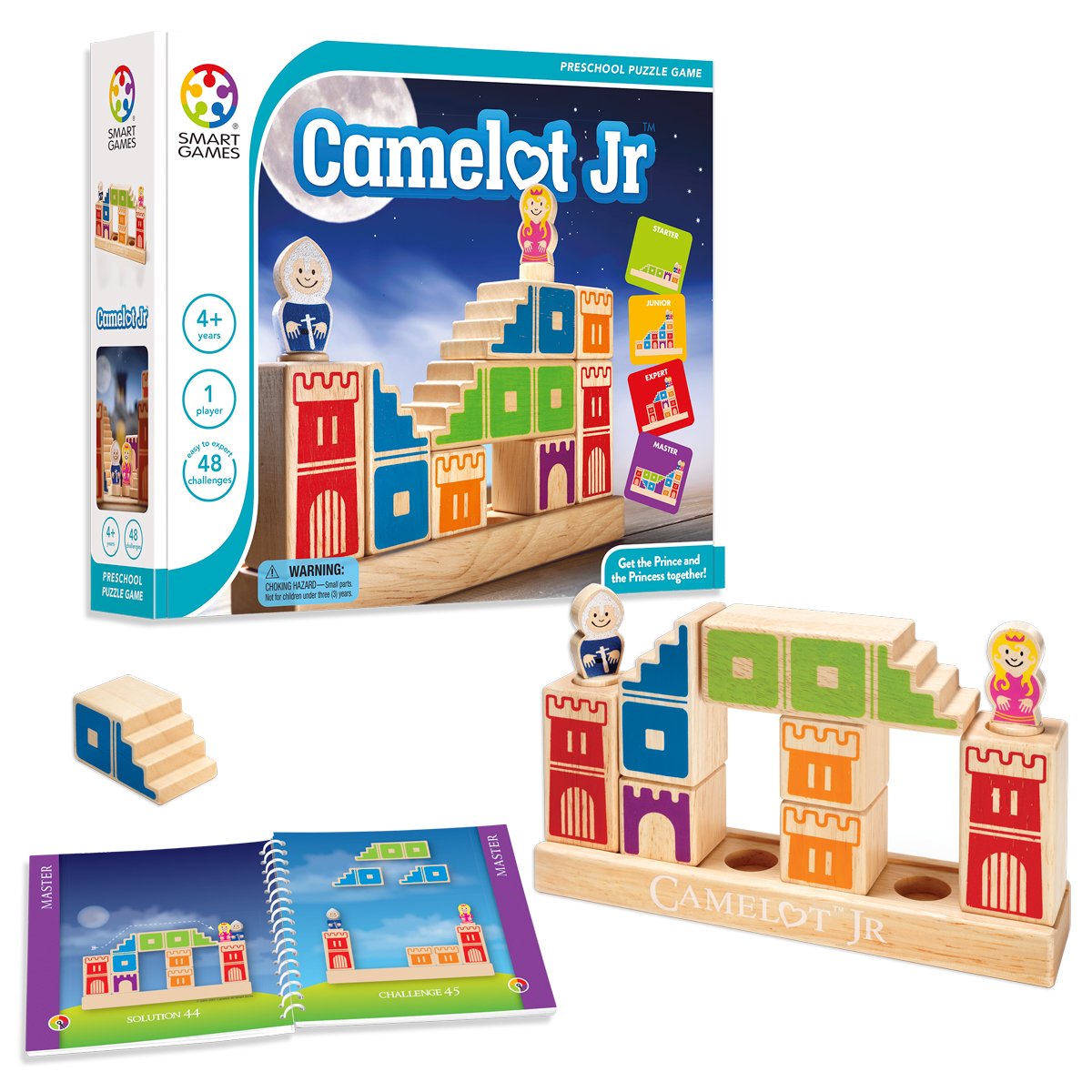 Foto 2 pulgar | Juego de Rompecabezas de Madera para Desarrollar Habilidades Cognitivas SmartGames - Venta Internacional