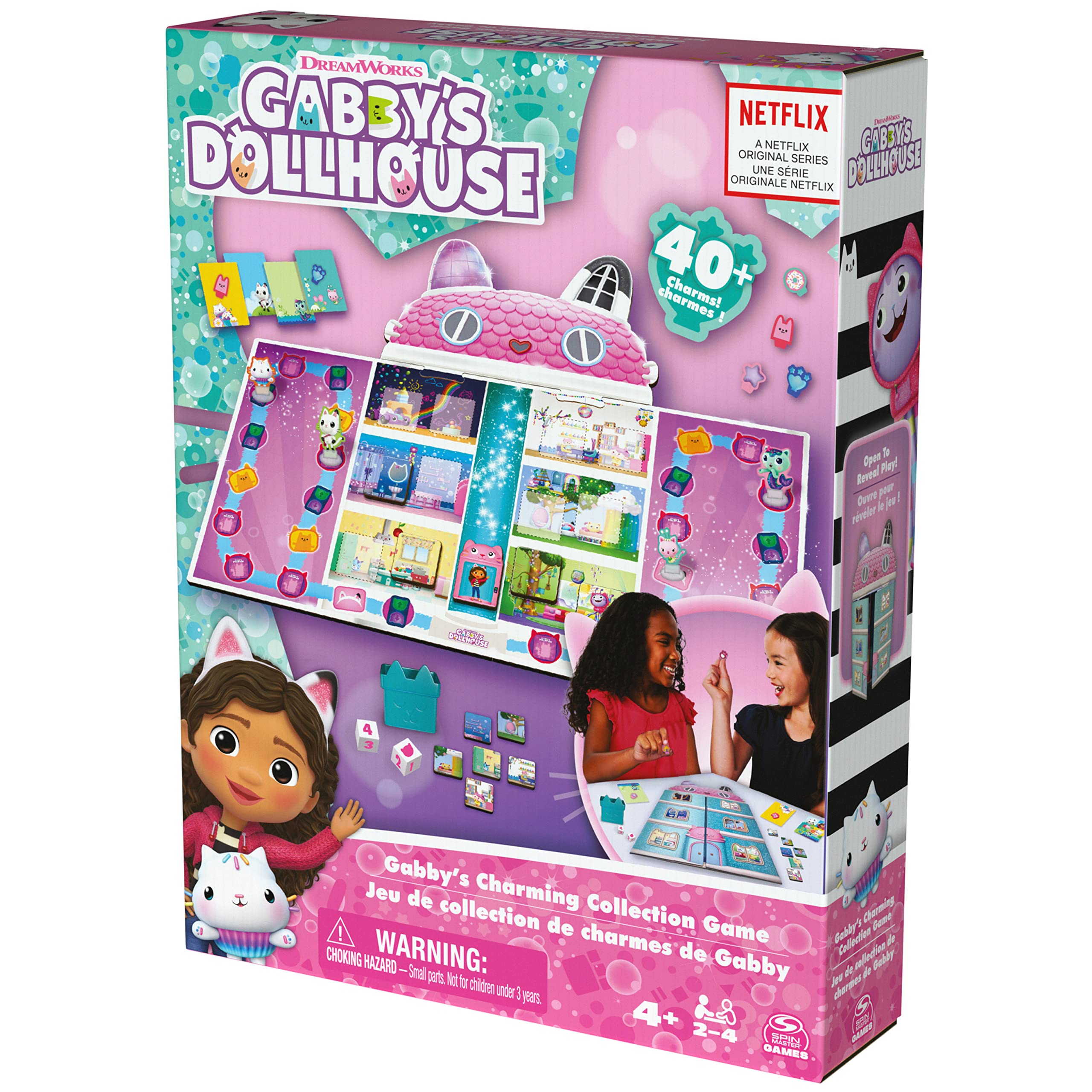 Foto 5 pulgar | Juego De Mesa Gabby's Dollhouse Charming Collection Kids 4+ - Venta Internacional.