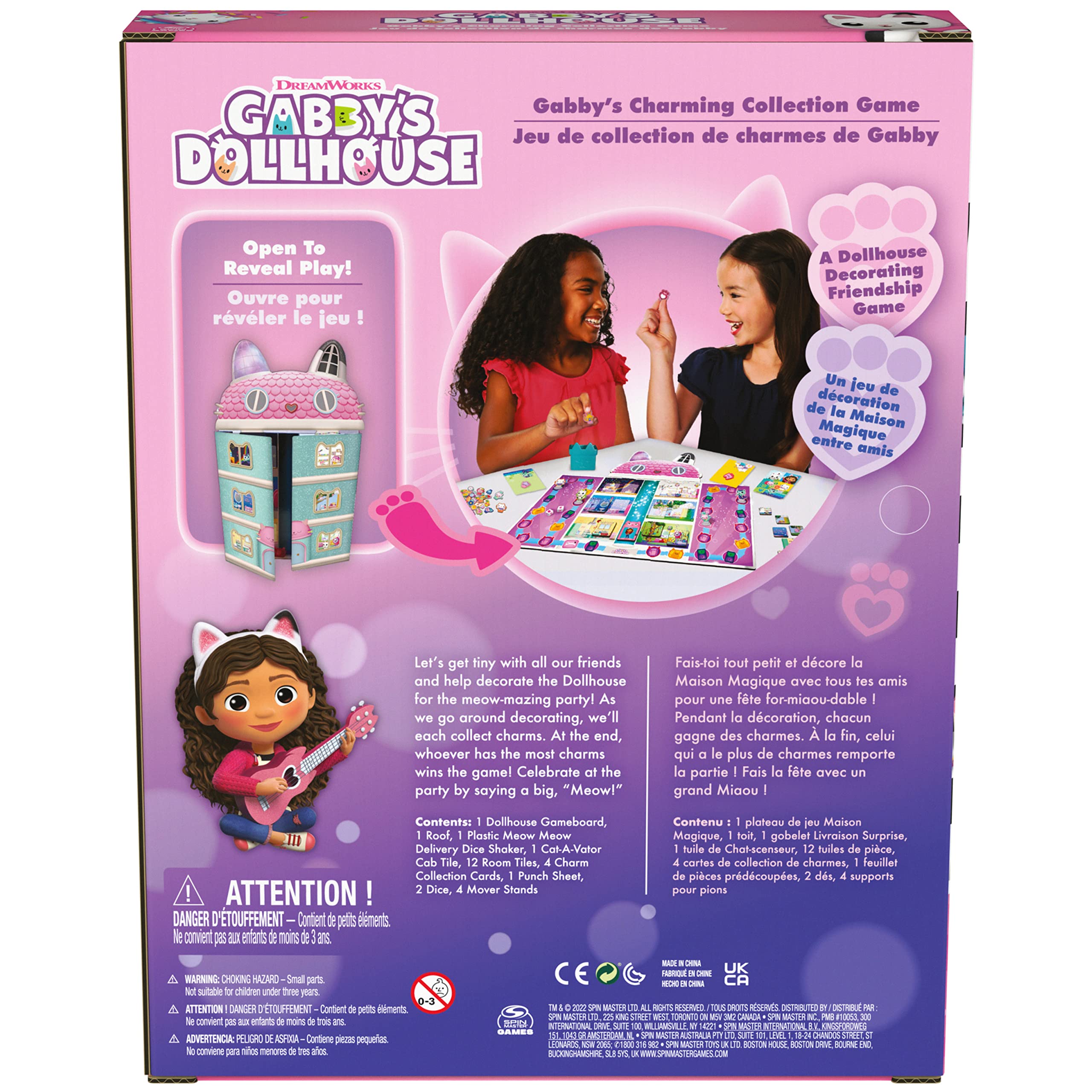 Foto 6 pulgar | Juego De Mesa Gabby's Dollhouse Charming Collection Kids 4+ - Venta Internacional.