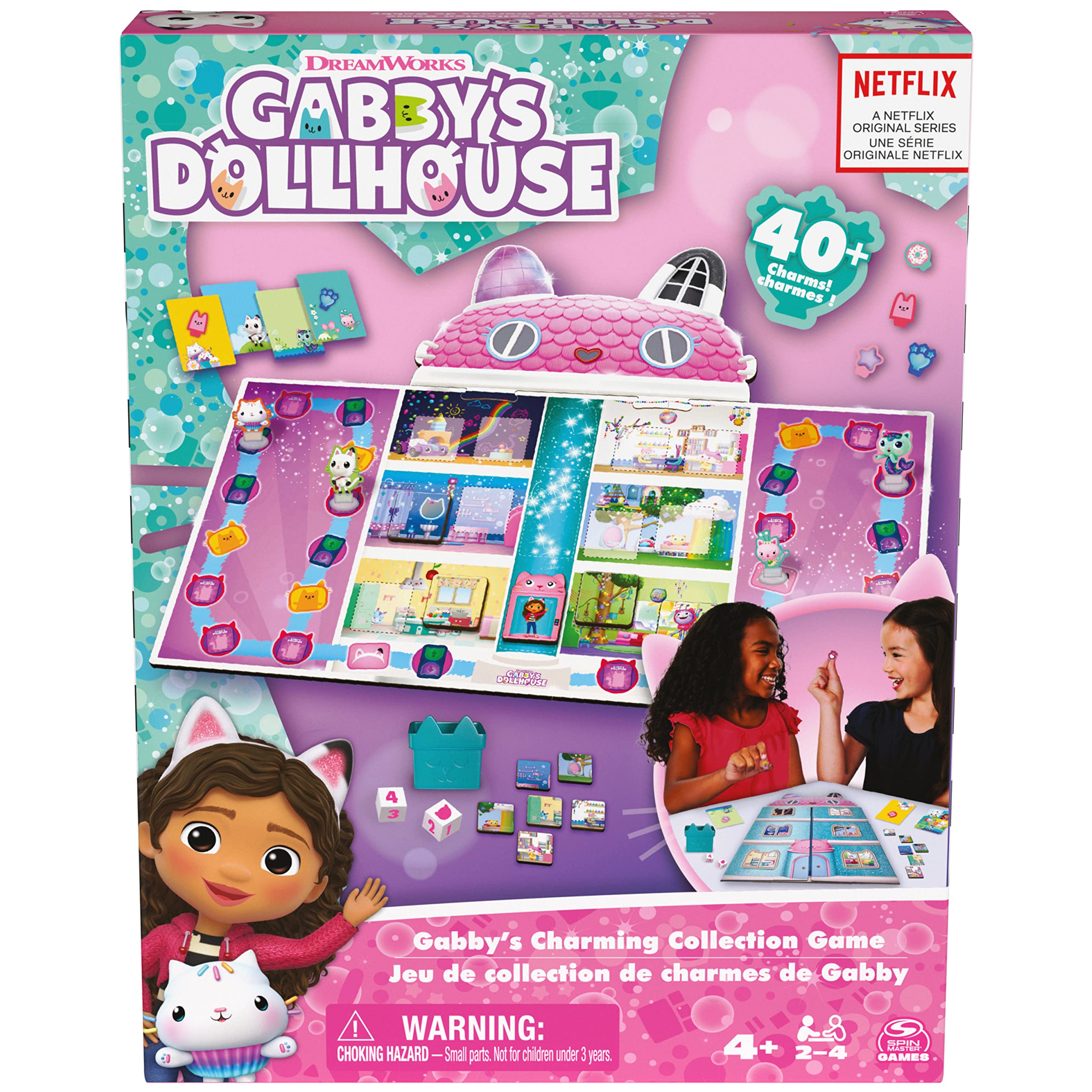 Foto 7 pulgar | Juego De Mesa Gabby's Dollhouse Charming Collection Kids 4+ - Venta Internacional.