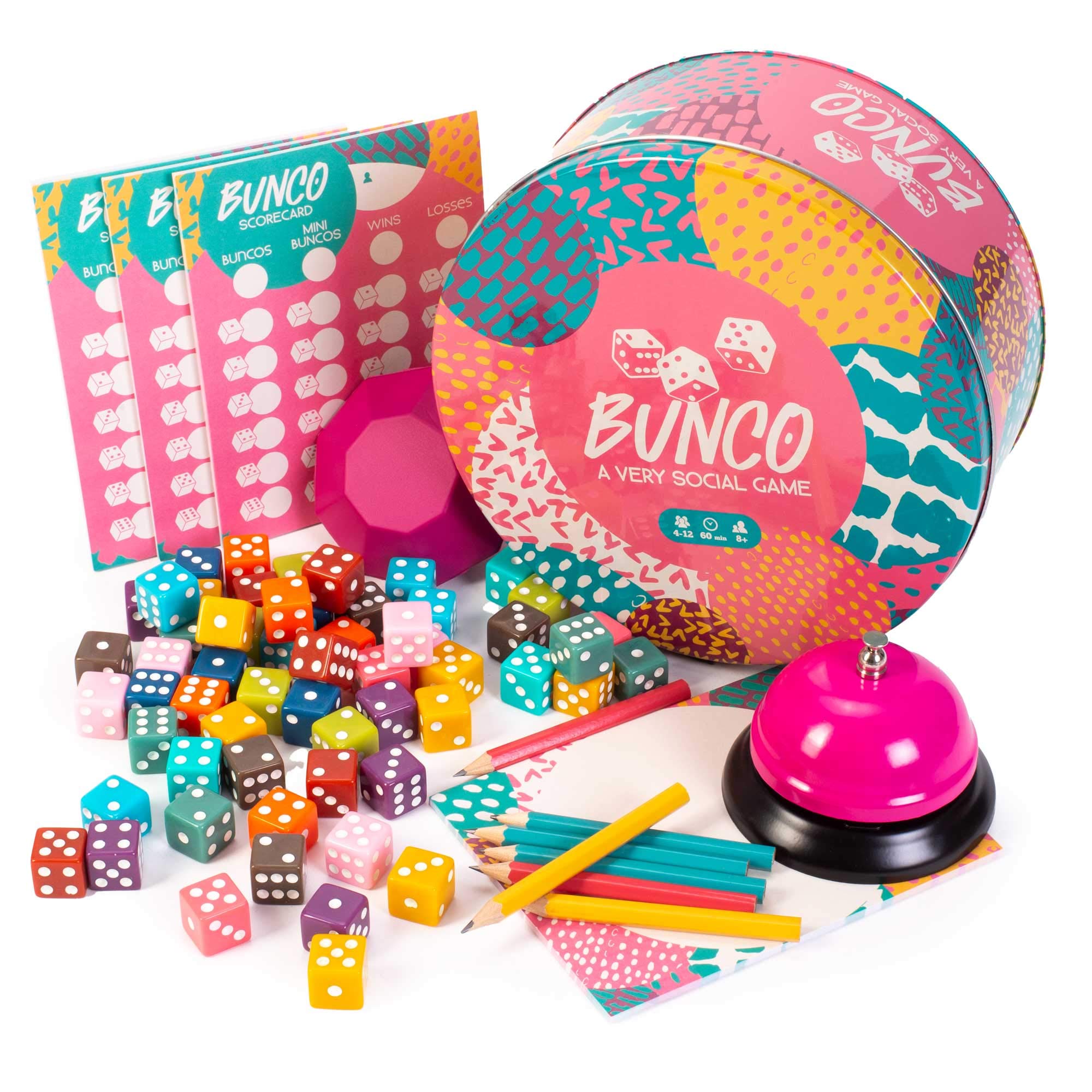 Foto 2 pulgar | Juego De Fiesta Brybelly Deluxe Bunco Con 50 Dados Vintage Y Más - Venta Internacional.