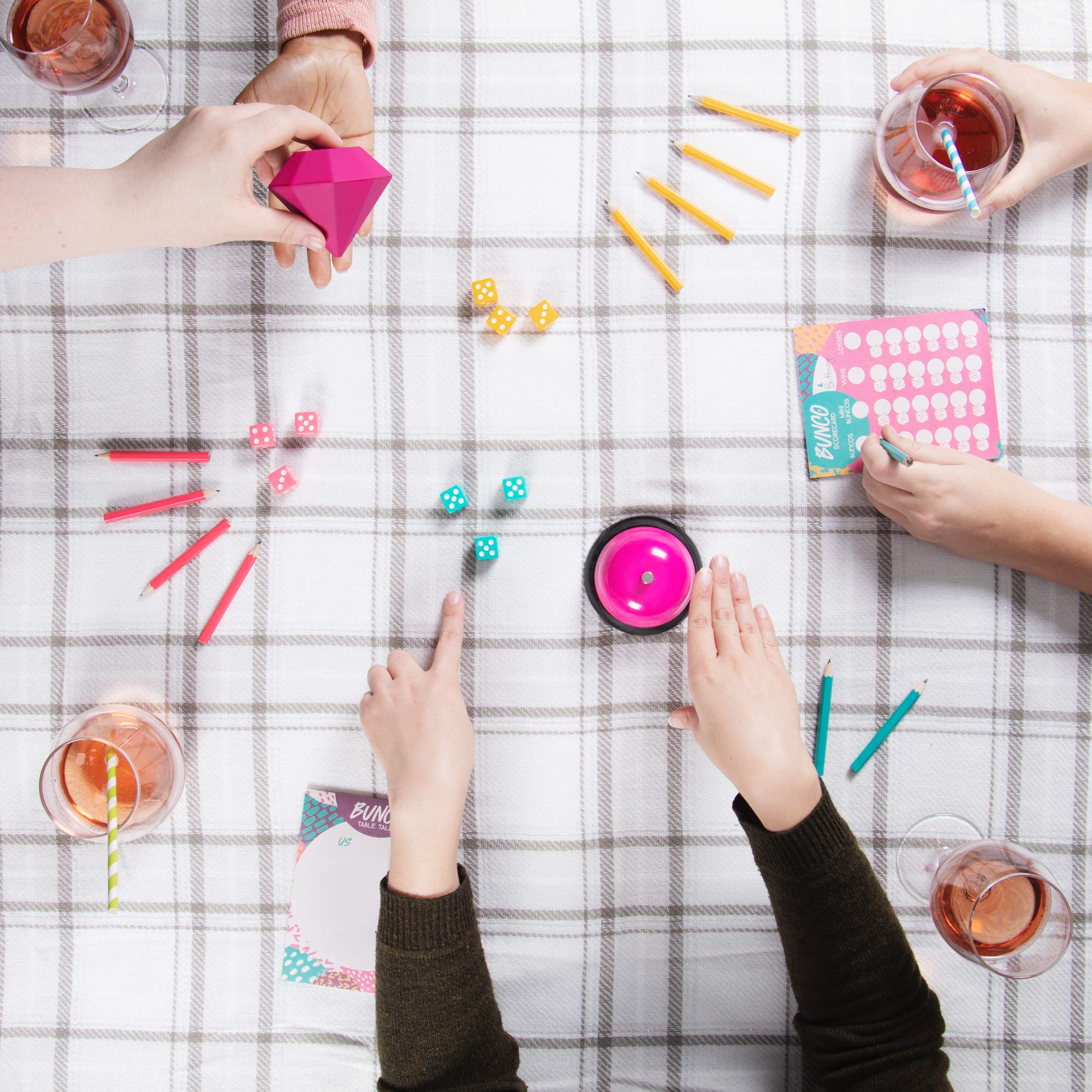 Foto 5 pulgar | Juego De Fiesta Brybelly Deluxe Bunco Con 50 Dados Vintage Y Más - Venta Internacional.