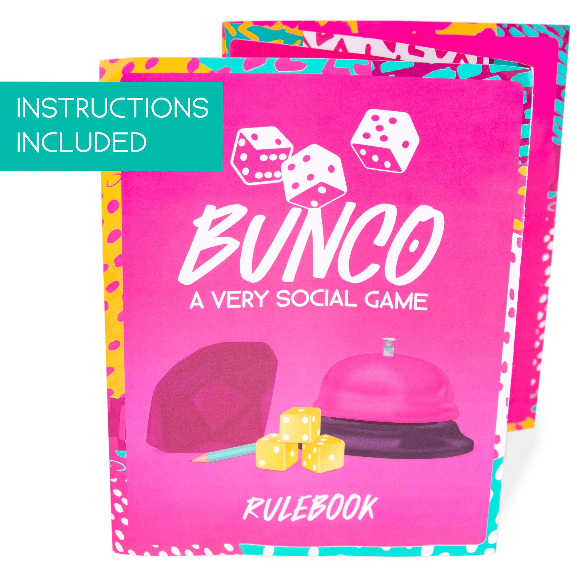 Foto 8 pulgar | Juego De Fiesta Brybelly Deluxe Bunco Con 50 Dados Vintage Y Más - Venta Internacional.