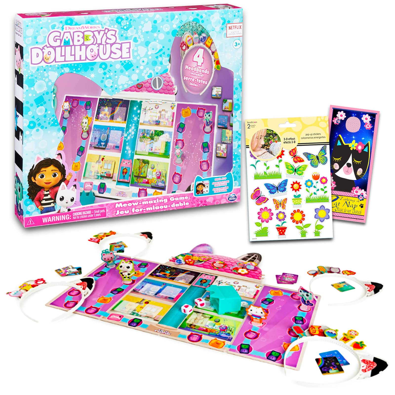 Foto 2 pulgar | Juego De Mesa Beach Kids Gabby's Dollhouse Mewo-mazing +3y - Venta Internacional.
