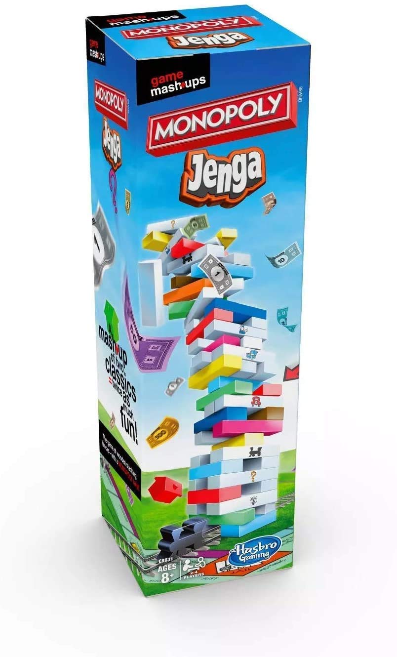 Foto 2 pulgar | Juego De Mesa Monopoly Original Jenga 2 En 1 - Venta Internacional.