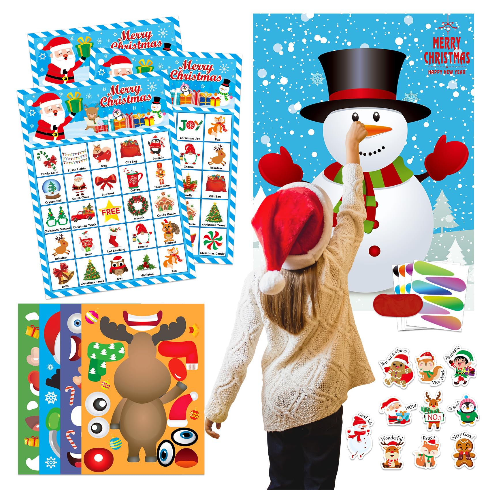 Foto 2 pulgar | Set De Juegos Navideños Miss Fantasy 4 En 1 Para Niños De 36 Jugadores - Venta Internacional.