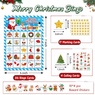 Foto 3 | Set De Juegos Navideños Miss Fantasy 4 En 1 Para Niños De 36 Jugadores - Venta Internacional.