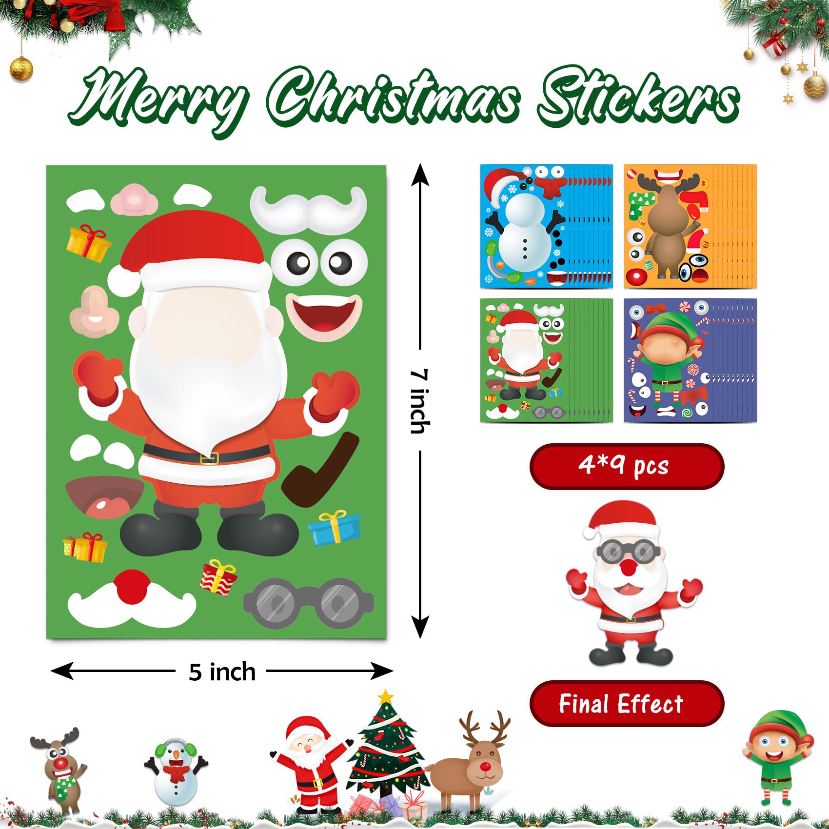 Foto 5 pulgar | Set De Juegos Navideños Miss Fantasy 4 En 1 Para Niños De 36 Jugadores - Venta Internacional.