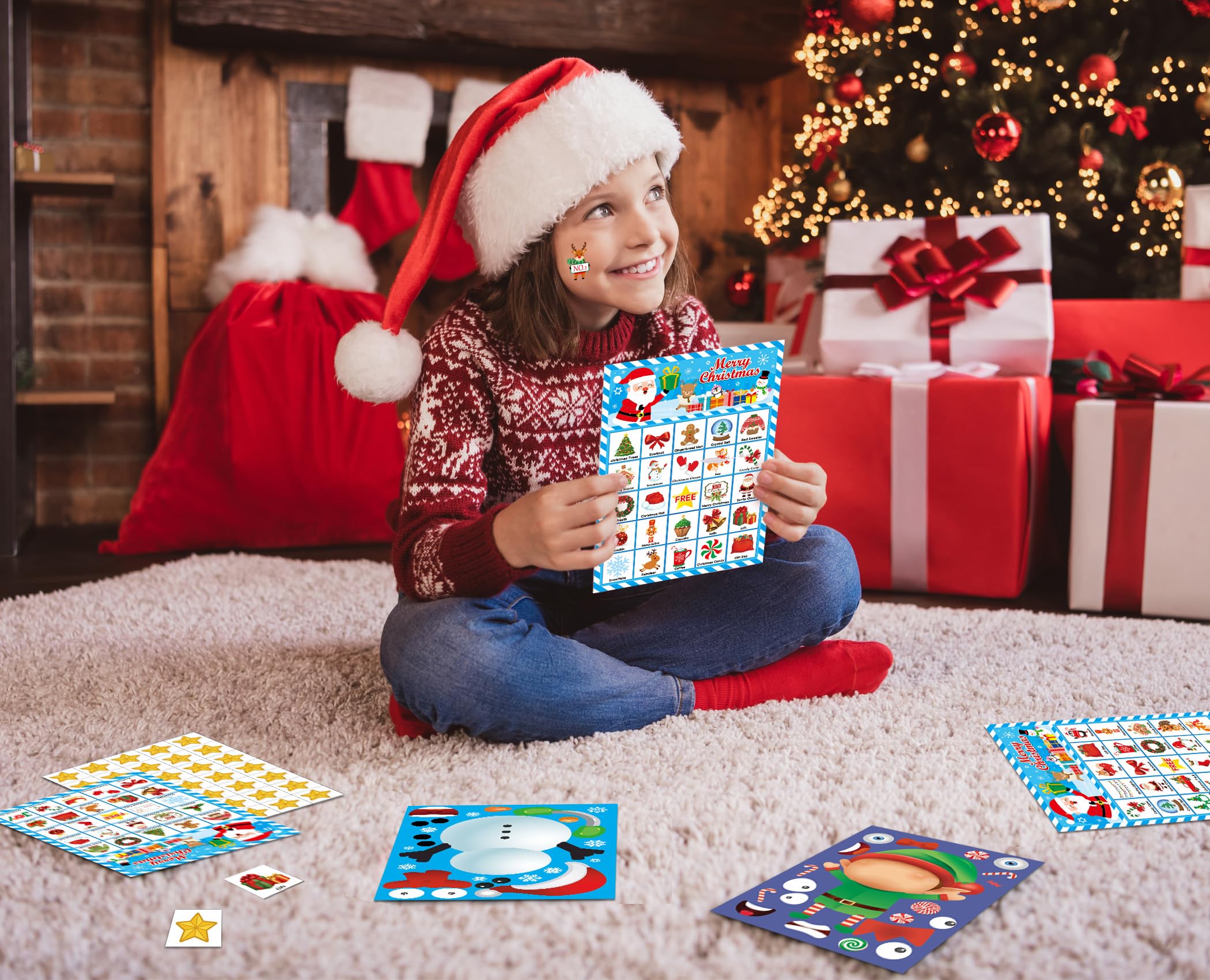 Foto 7 pulgar | Set De Juegos Navideños Miss Fantasy 4 En 1 Para Niños De 36 Jugadores - Venta Internacional.