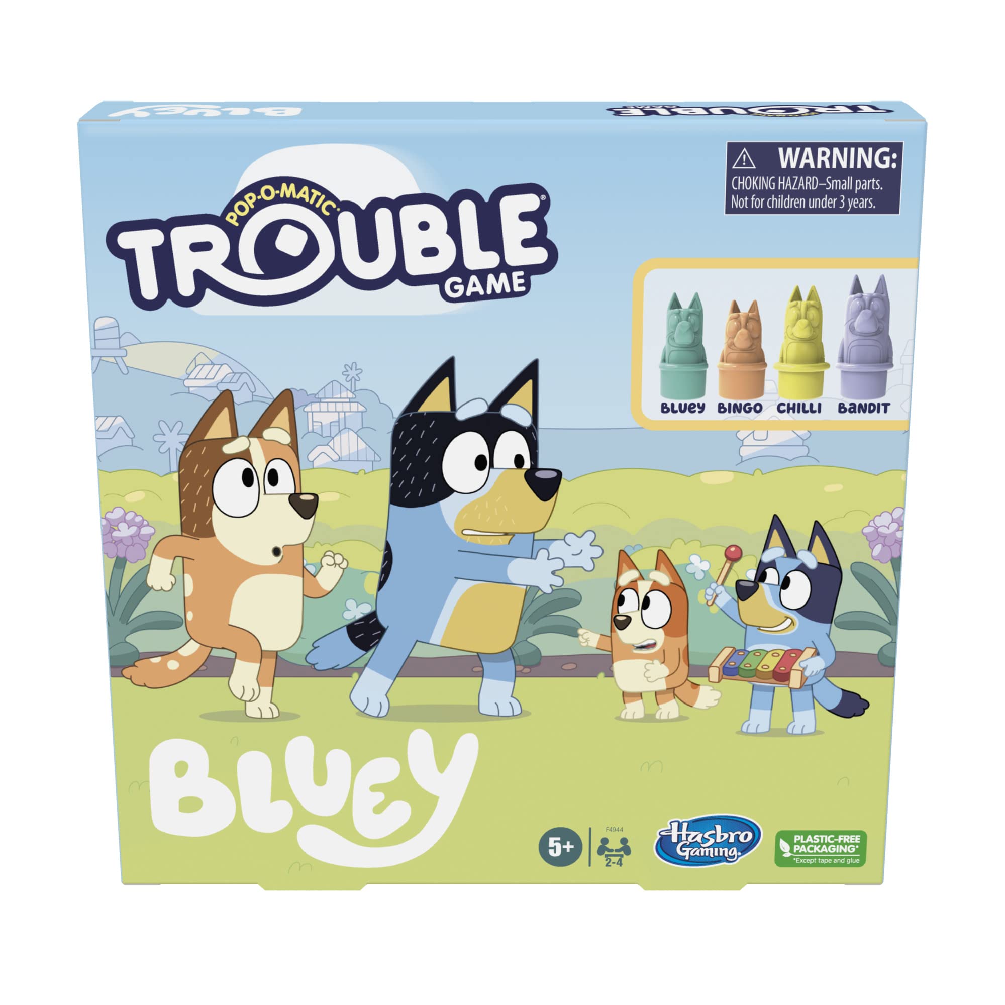 Foto 1 | Juego De Mesa Hasbro Gaming Trouble: Bluey Edition Kids 5+ Years - Venta Internacional.
