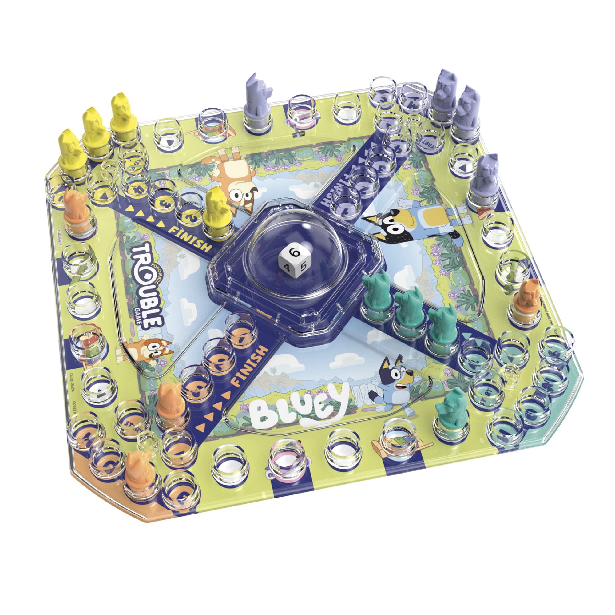 Foto 3 | Juego De Mesa Hasbro Gaming Trouble: Bluey Edition Kids 5+ Years - Venta Internacional.