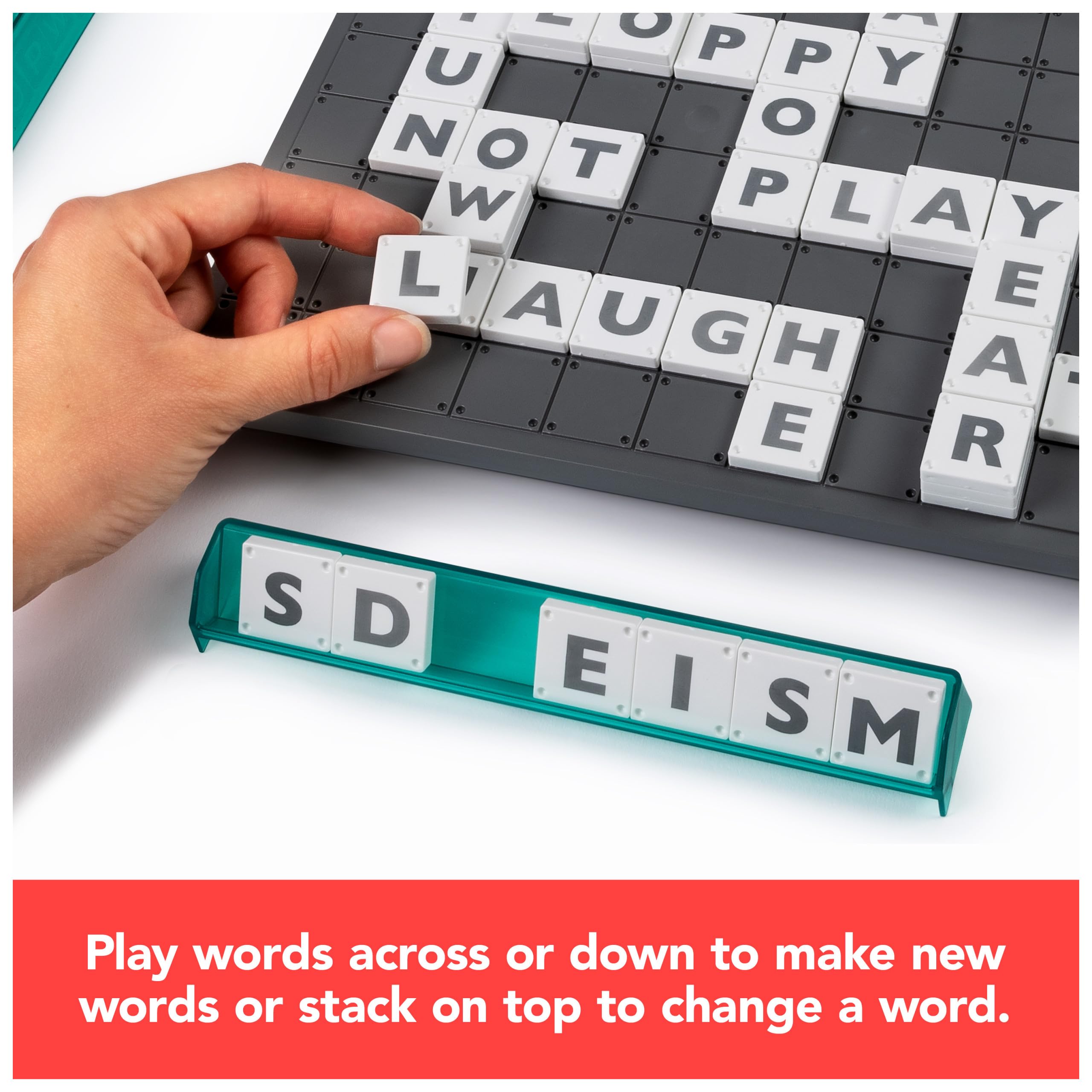 Foto 3 | Juego De Palabras Upwords Spin Master Con Fichas De Letras Apilables - Venta Internacional.