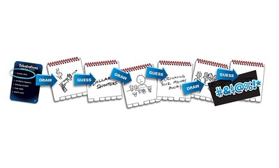 Foto 3 | Juego De Mesa Usaopoly Telestrations After Dark Para Adultos Mayores De 17 Años - Venta Internacional.