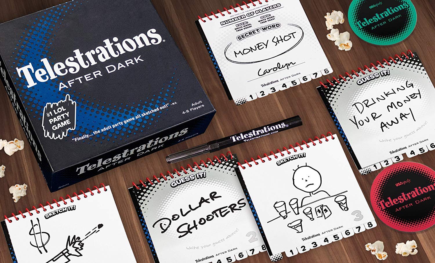 Foto 5 pulgar | Juego De Mesa Usaopoly Telestrations After Dark Para Adultos Mayores De 17 Años - Venta Internacional.