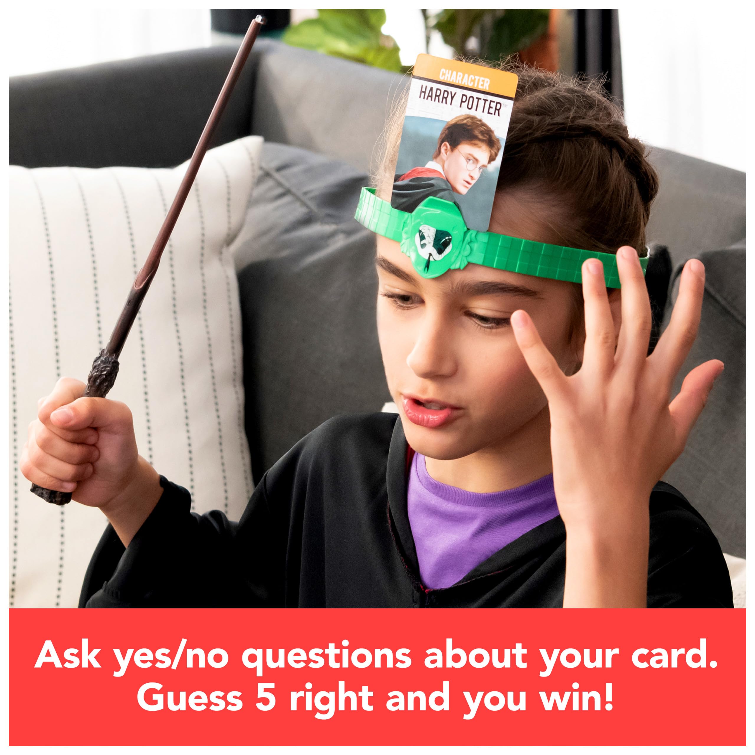 Foto 2 | Juego De Mesa Spin Master Games Hedbanz Harry Potter 2022 Ed. - Venta Internacional.