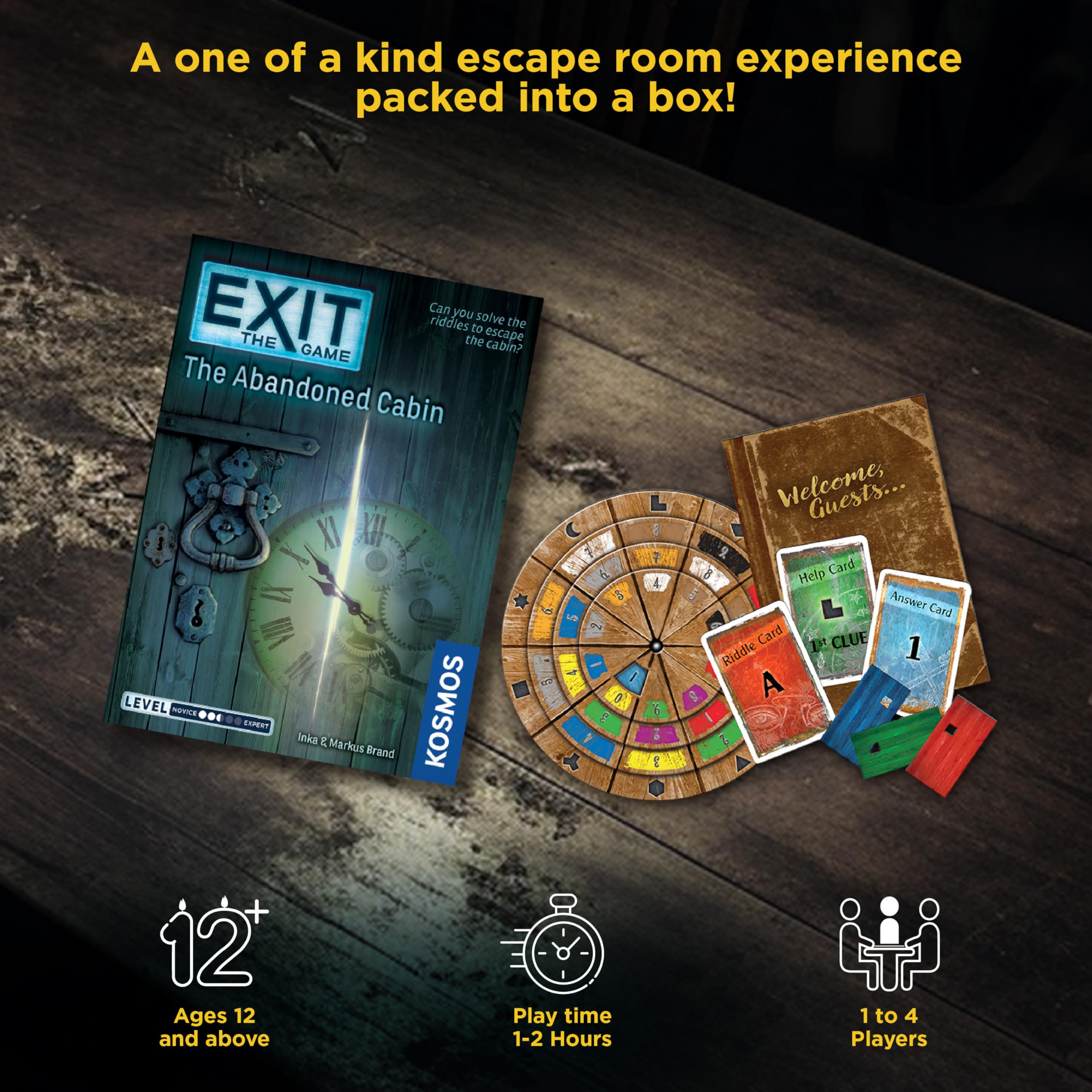Foto 3 pulgar | Exit: The Abandoned Cabin, Juego Familiar De Escape Room Basado En Cartas - Venta Internacional.