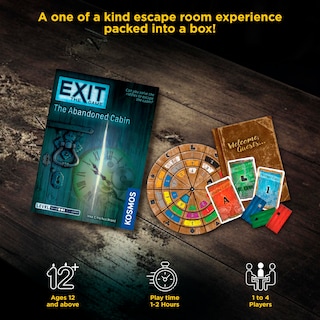 Foto 2 | Exit: The Abandoned Cabin, Juego Familiar De Escape Room Basado En Cartas - Venta Internacional.