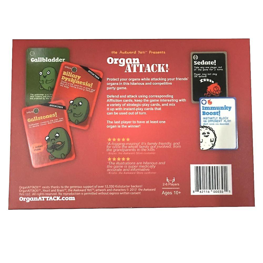 Foto 4 pulgar | Juego De Cartas Organ Attack Family Para 2-6 Jugadores - Venta Internacional.