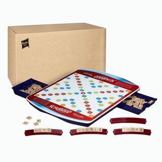 Foto 2 | Juego De Mesa Hasbro Gaming Scrabble Deluxe Edition - Venta Internacional.