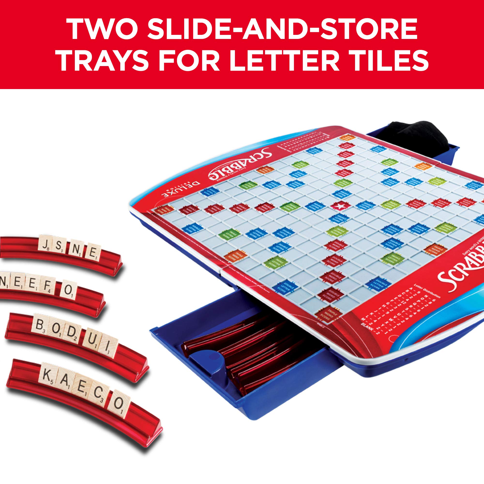 Foto 8 pulgar | Juego De Mesa Hasbro Gaming Scrabble Deluxe Edition - Venta Internacional.