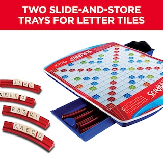 Foto 7 | Juego De Mesa Hasbro Gaming Scrabble Deluxe Edition - Venta Internacional.
