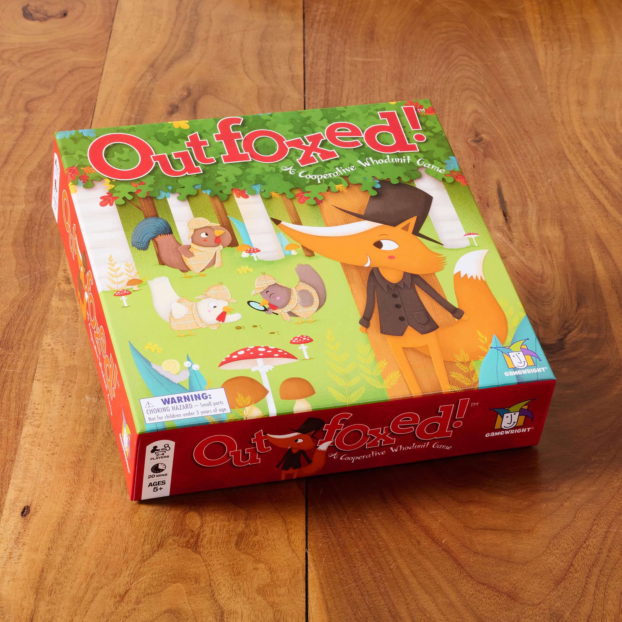 Foto 5 pulgar | Juego De Mesa Gamewright Outfoxed Classic Who Dunnit 4 Players - Venta Internacional.