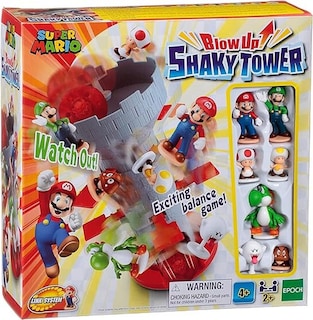 Foto 1 | Juego De Mesa Epoch Games Super Mario Blow Up! ¡torre Temblorosa! - Venta Internacional.