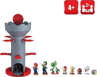 Foto 3 | Juego De Mesa Epoch Games Super Mario Blow Up! ¡torre Temblorosa! - Venta Internacional.