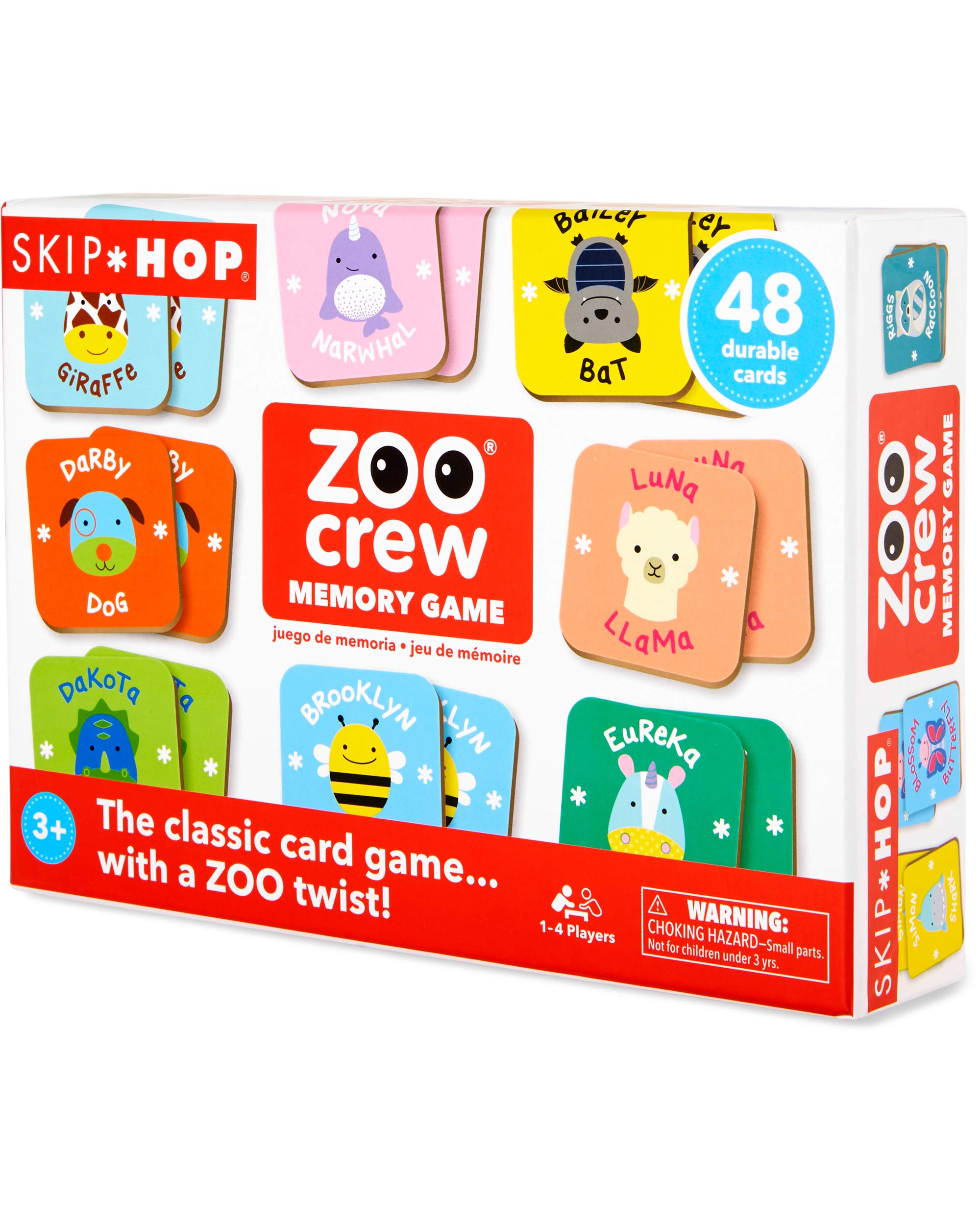 Foto 2 pulgar | Juego De Memoria Skip Hop Toddler Zoo Crew Con 48 Cartas - Venta Internacional.