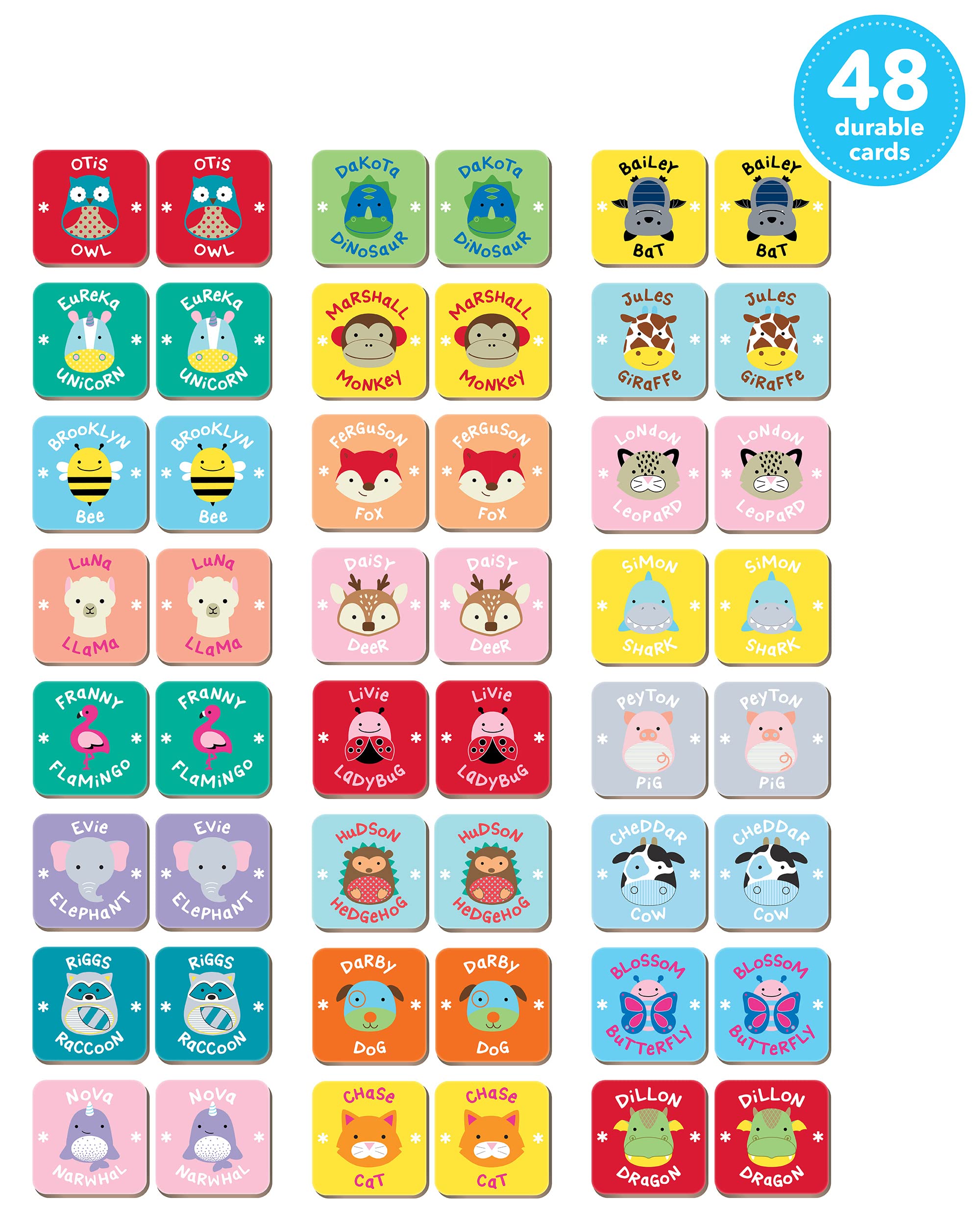Foto 5 pulgar | Juego De Memoria Skip Hop Toddler Zoo Crew Con 48 Cartas - Venta Internacional.