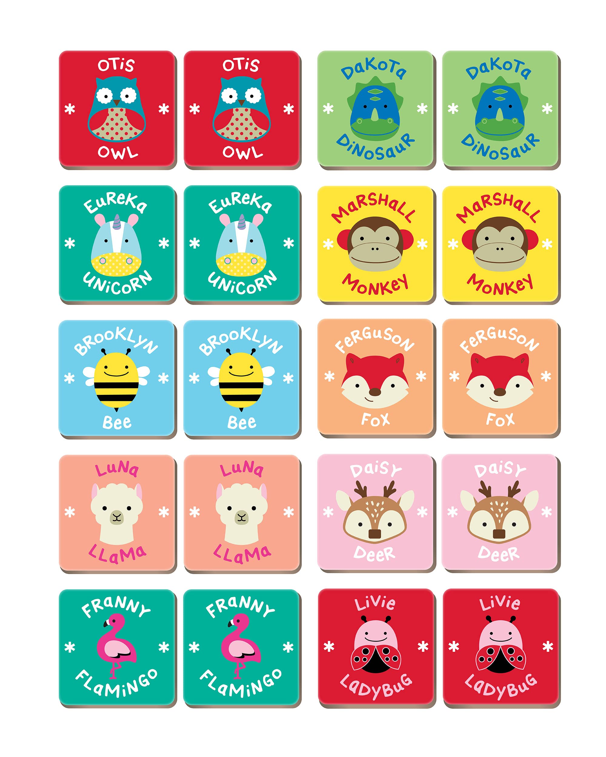 Foto 7 pulgar | Juego De Memoria Skip Hop Toddler Zoo Crew Con 48 Cartas - Venta Internacional.