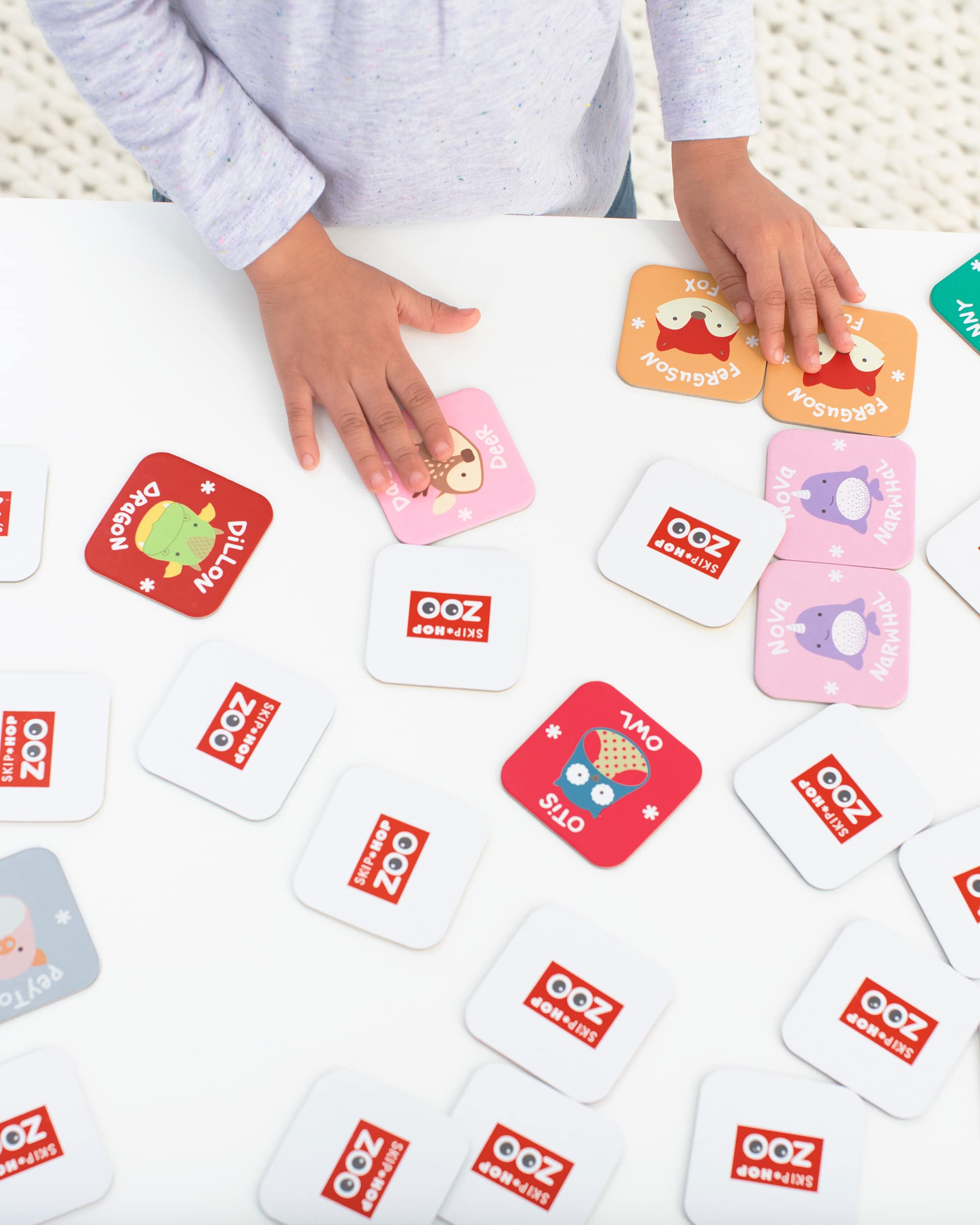 Foto 8 pulgar | Juego De Memoria Skip Hop Toddler Zoo Crew Con 48 Cartas - Venta Internacional.