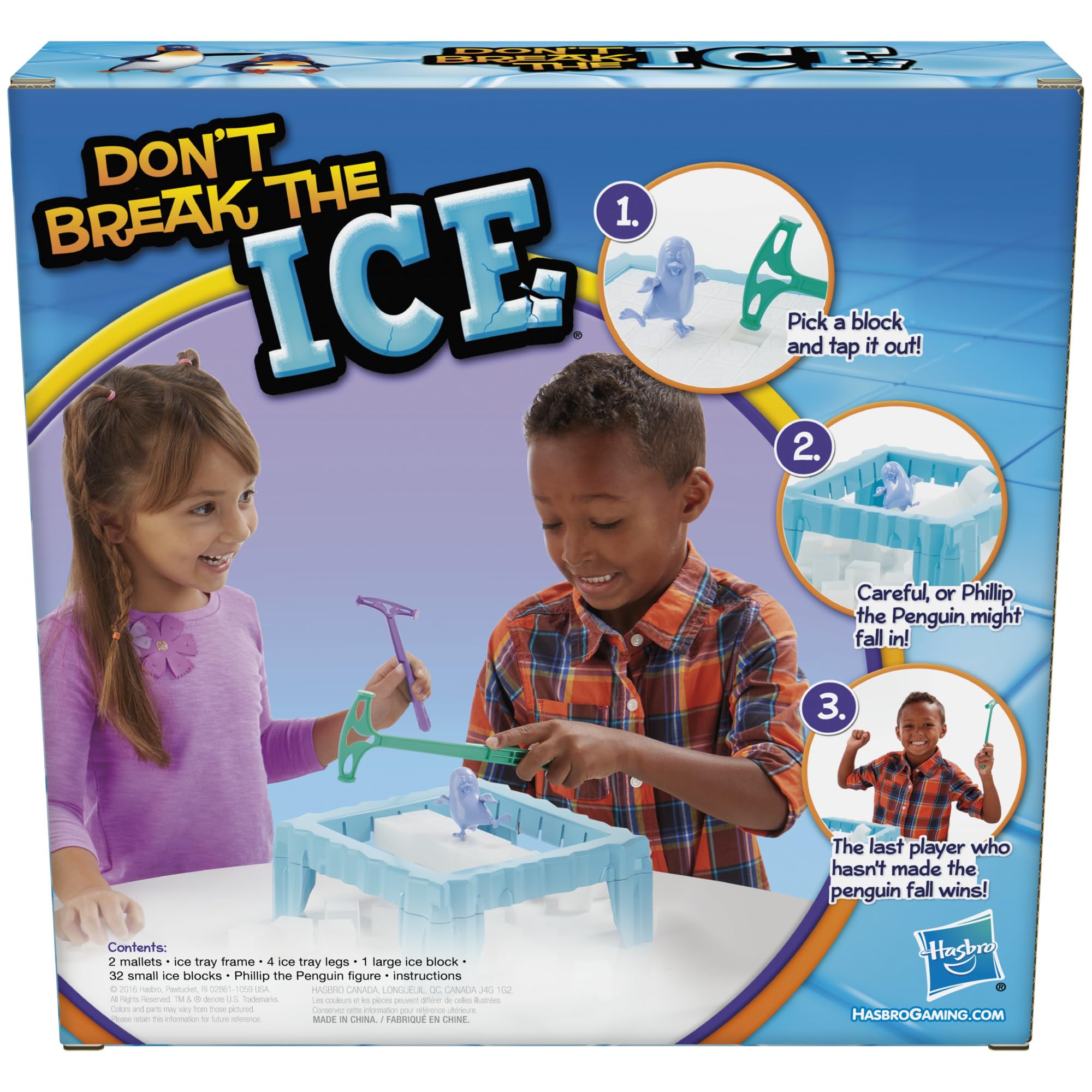 Foto 2 | Juego De Mesa Hasbro Gaming Don't Break The Ice Kids 3+ Years - Venta Internacional.