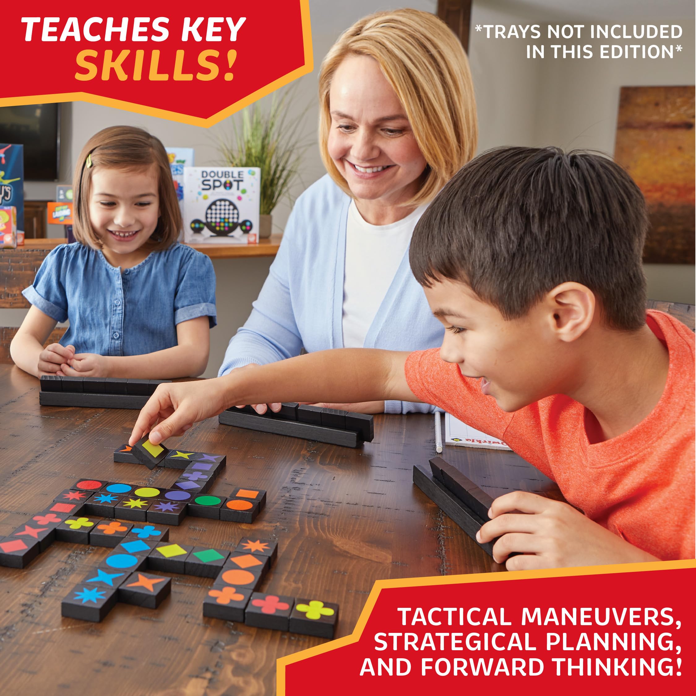 Foto 5 | Juego De Mesa Mindware Qwirkle Con 108 Fichas De Madera Y Libro De Reglas - Venta Internacional.