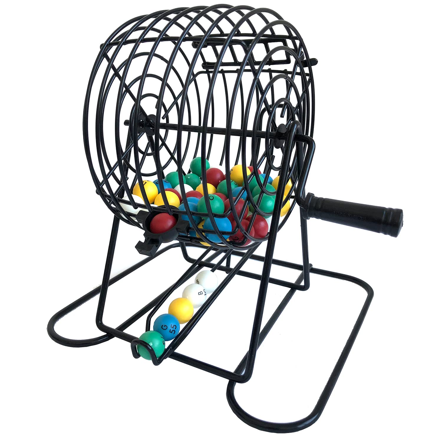 Foto 3 pulgar | Set De Juego De Bingo Yuanhe Deluxe Con Jaula De Metal Y 100 Cartas - Venta Internacional.