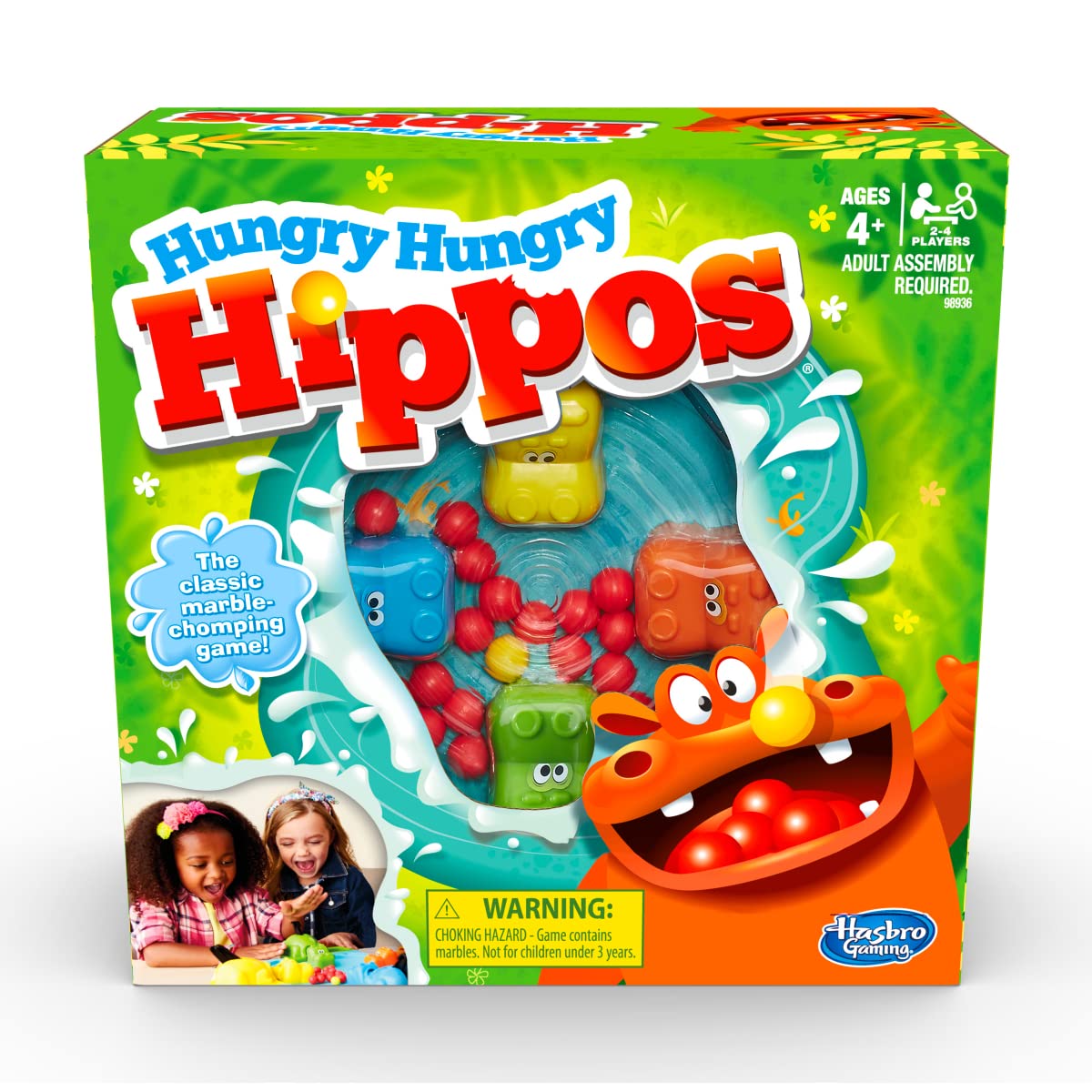 Foto 2 | Juego De Mesa Hasbro Gaming Hungry Hungry Hippos - Venta Internacional.