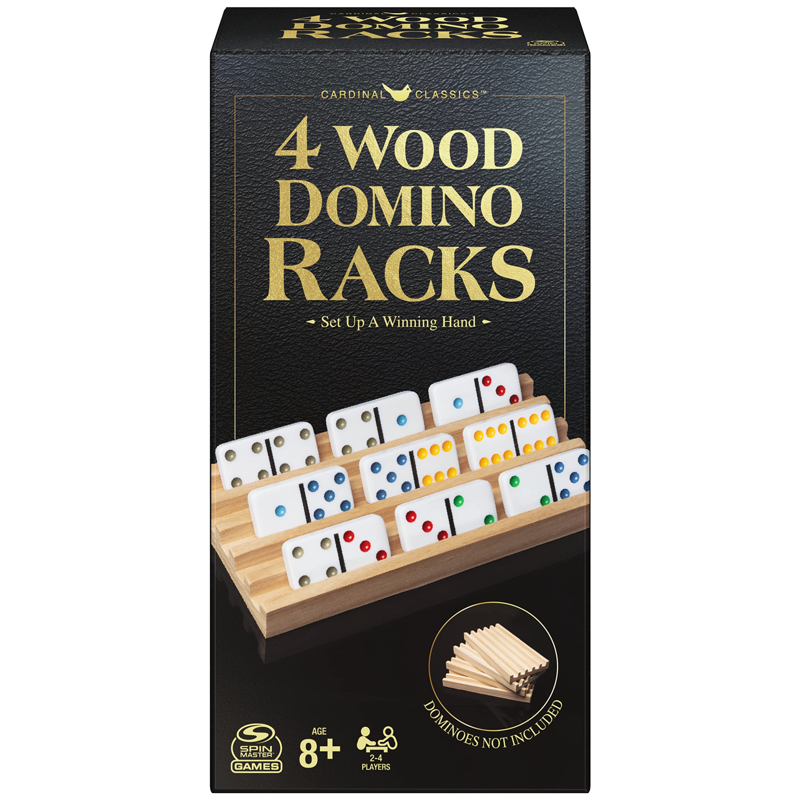 Foto 1 | Juego De 4 Bandejas De Dominó De Madera Para Juegos De Trenes Mexicanos - Venta Internacional.