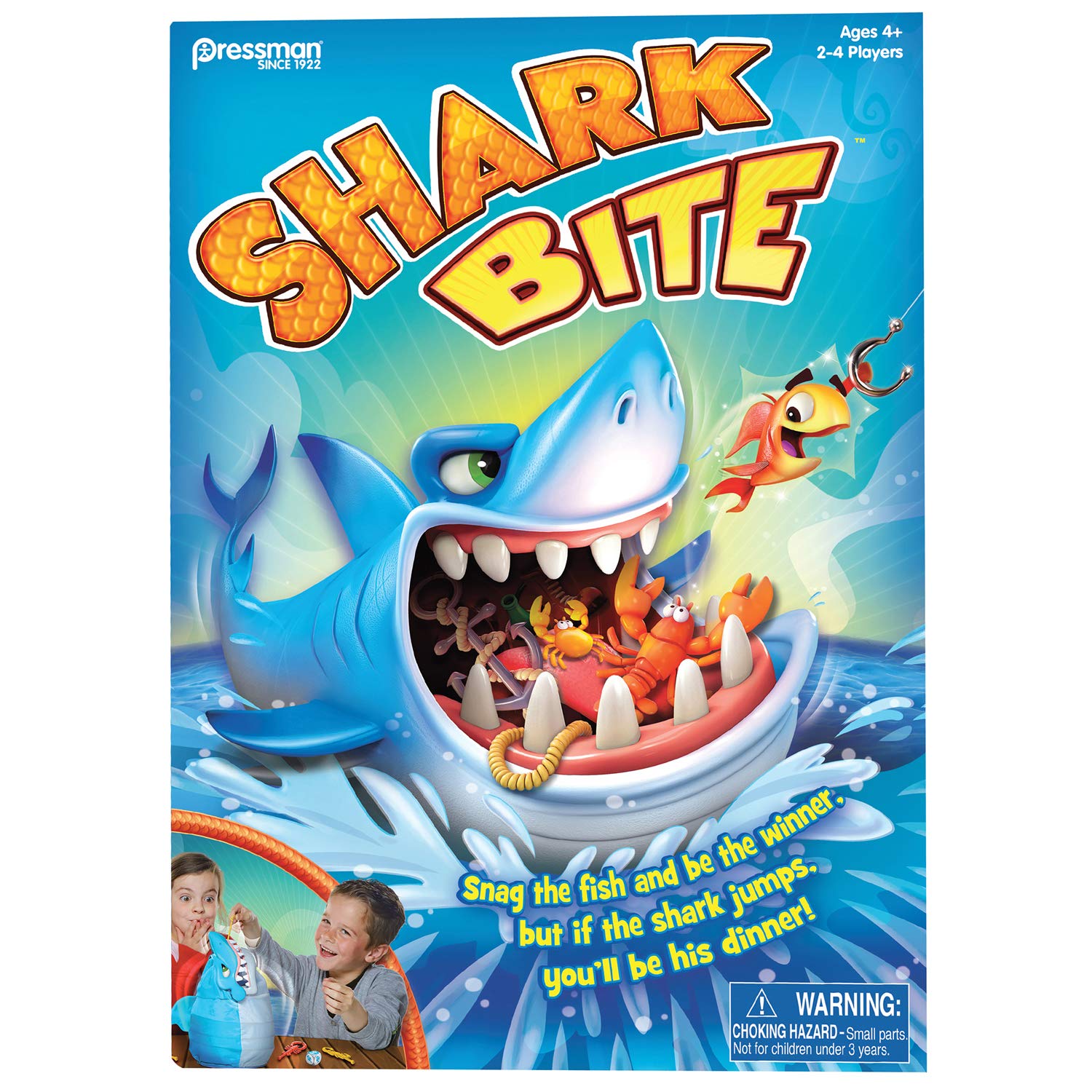 Foto 3 pulgar | Game Pressman Shark Bite Roll Die Fish, Coloridas Criaturas Marinas - Venta Internacional.