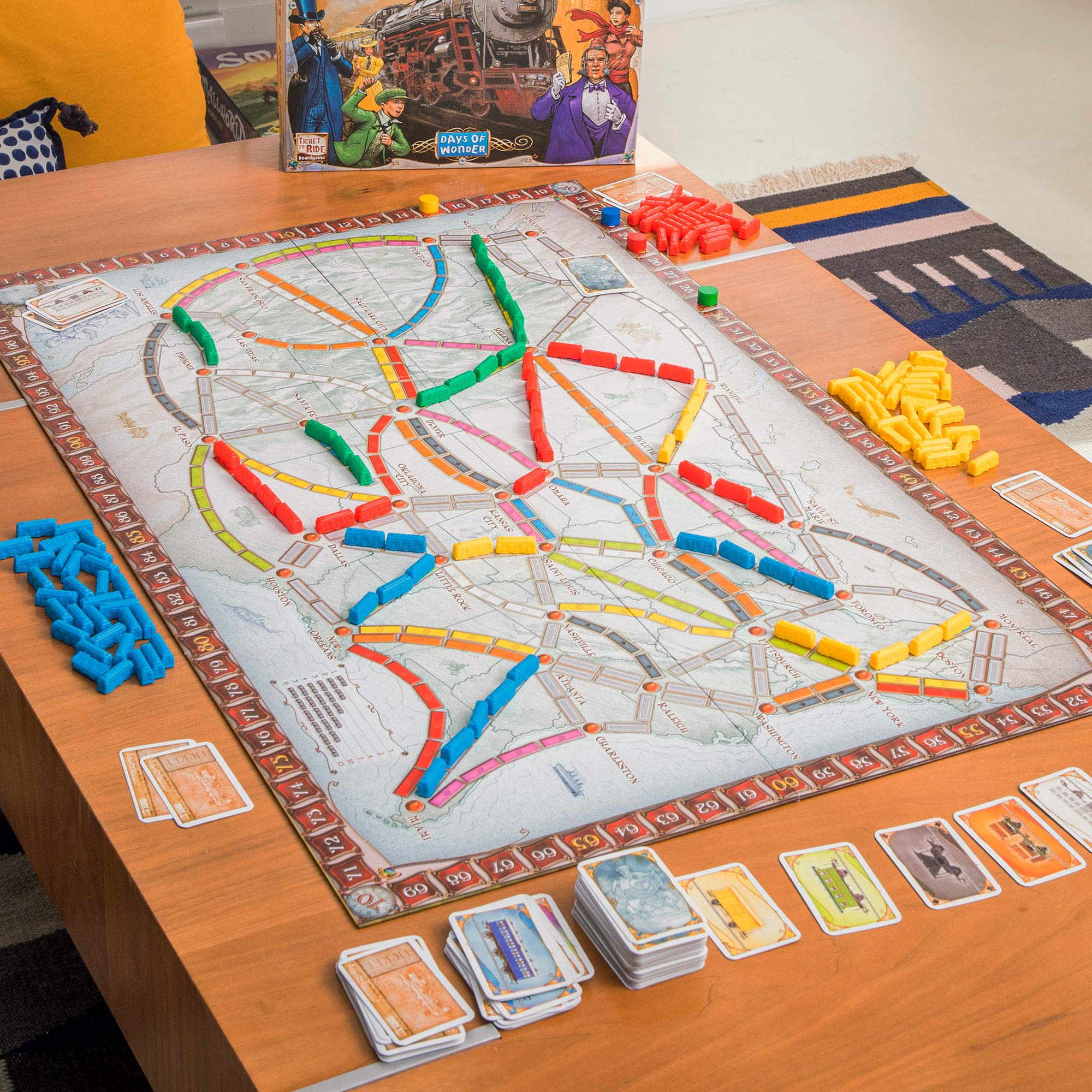 Foto 3 pulgar | Juego De Mesa Ticket To Ride Cross-country Train Adventure - Venta Internacional.