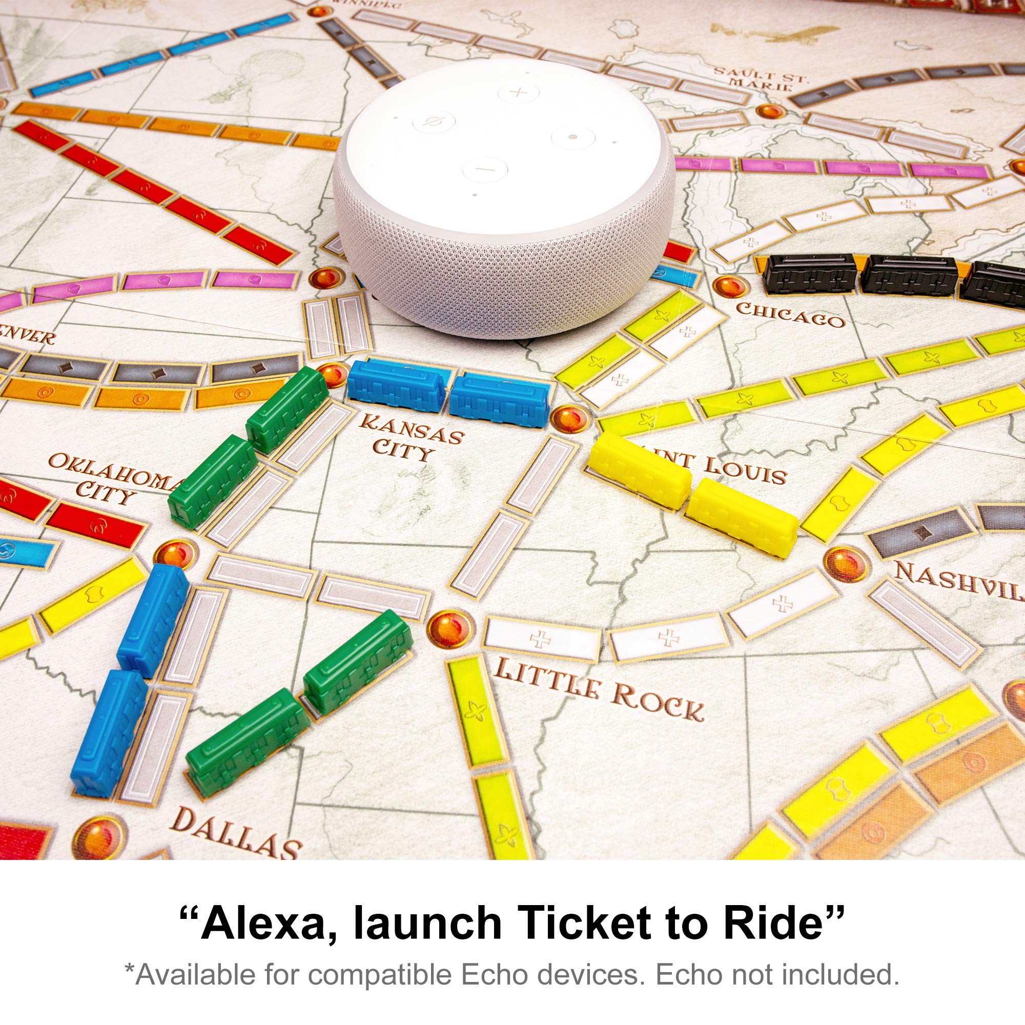 Foto 7 pulgar | Juego De Mesa Ticket To Ride Cross-country Train Adventure - Venta Internacional.