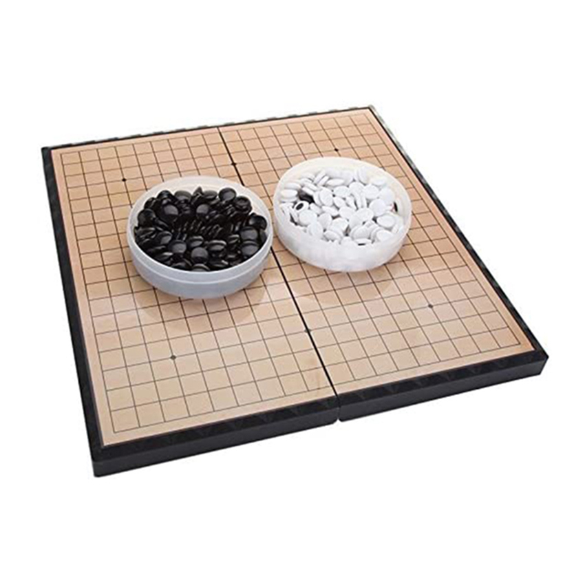 Foto 2 pulgar | Board Game Go Chess Magnético Plegable Con Tapete De Vinilo De 19 X 19 - Venta Internacional.