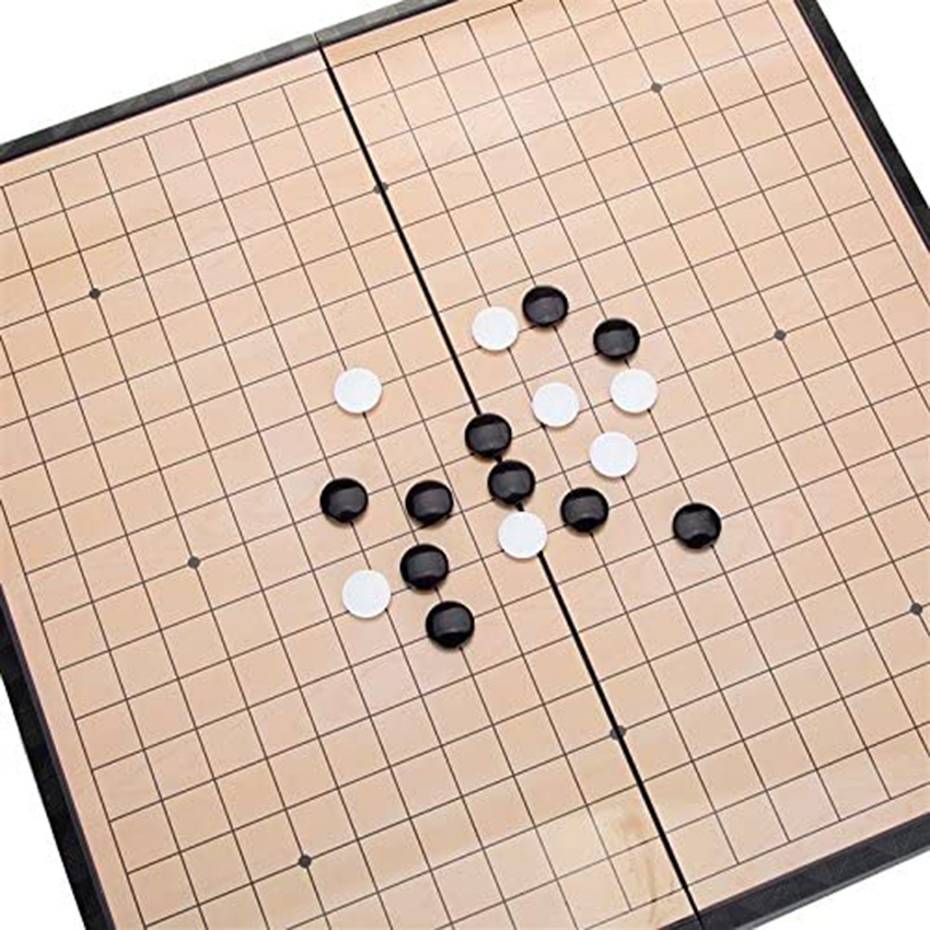 Foto 4 pulgar | Board Game Go Chess Magnético Plegable Con Tapete De Vinilo De 19 X 19 - Venta Internacional.