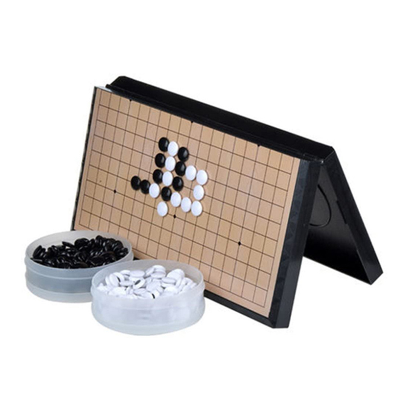 Foto 6 pulgar | Board Game Go Chess Magnético Plegable Con Tapete De Vinilo De 19 X 19 - Venta Internacional.